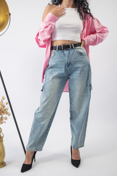 M'SARA Blugi Cargo Denim