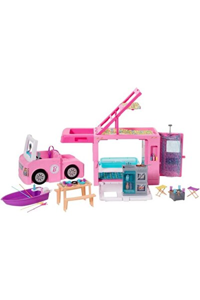 Barbie Masinuta 3 in 1 - Rulota de vis