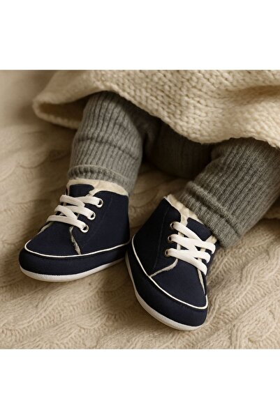 Patika patik ilk adım kışlık bebek ev botu pamuk iç astarlı