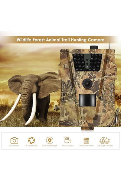 OEM TSS-001B Hunting Camera, 8MP Photo, Full HD, IR 15m, with Image and Video Storage on SD Card