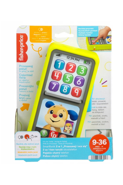 FISHER PRICE Jucărie interactivă Primul meu smartphone, limba maghiară