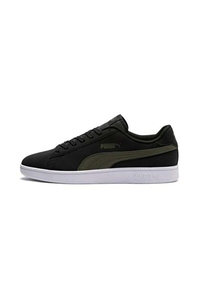 Puma Smash Buck Siyah Yeşil Sneaker Spor Ayakkabı