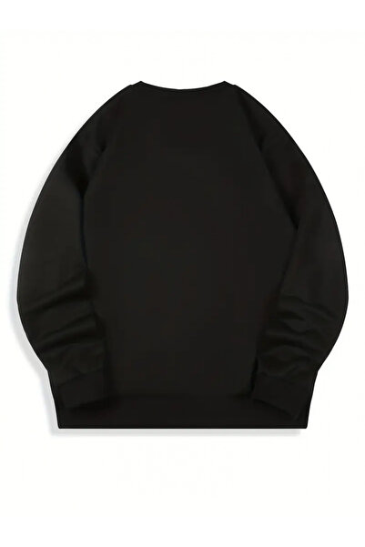 uyguntarz Unisex the Starry Night Printed Oversize Sweatshirt