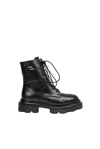 FHOES 268622 Hakiki Deri Kadın Postal Bot