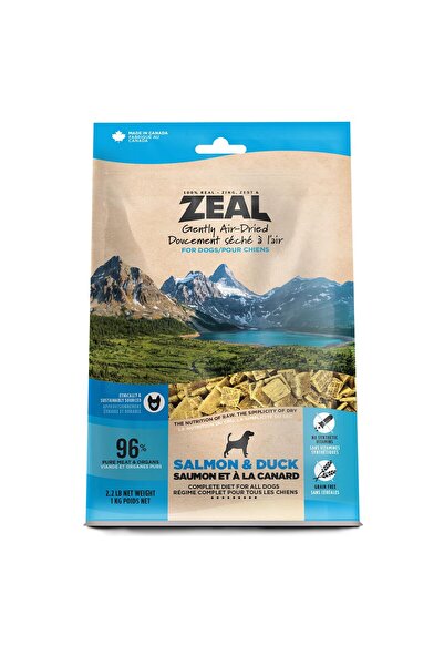 ZEAL سمك السلمون المجفف بالهواء بلطف للكلاب - 2.2 رطل / 1 كجم