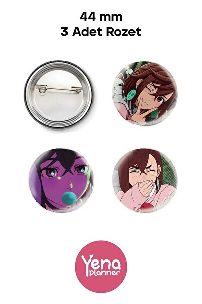 Yenaplanner مجموعة زينة / شارات حقيبة داندادان