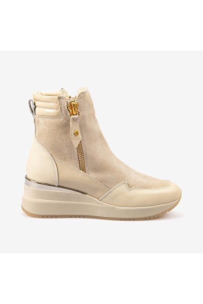 Rouge Hakiki Deri Kadın Fermuarlı Bot 1039