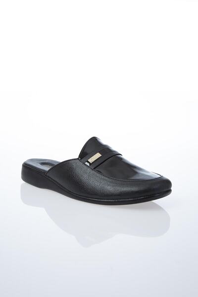 Pierre Cardin   Pc0291 3309 Чорні чоловічі капці з лакованої шкіри