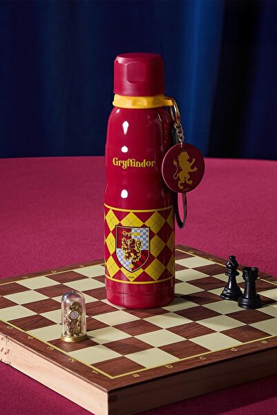 Harry Potter Lisanslı Charmlı Termos 600 ml - Gryffindor