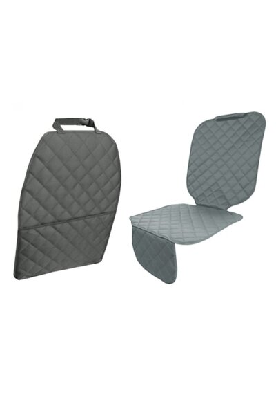 Metru Patrat Set 2 protecții universale matlasate, lavabile, gri, pentru scau...