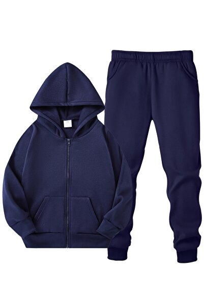 MODAVİBE 2’li Çocuk Eşofman Takımı – Kapüşonlu Sweatshirt & Lastik Paçalı Jog...