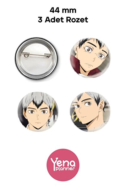 Yenaplanner Σετ στολίδια / Σετ σήματα τσάντας Haikyuu