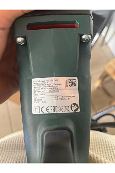 Metabo KHE2645 PNÖMATİK KIRICI DELİCİ