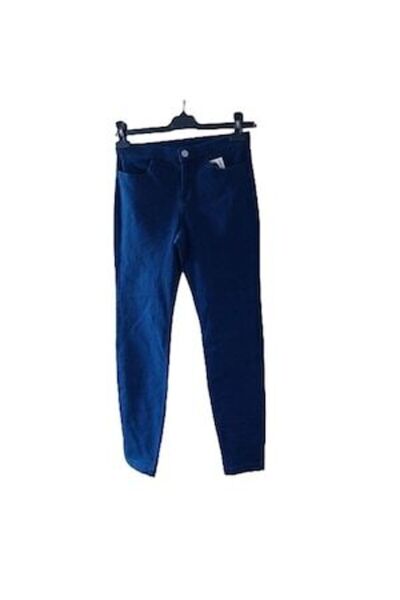 OEMN Golden Point Women's Pants, Dark Blue, Cotton and Polyester, Size S