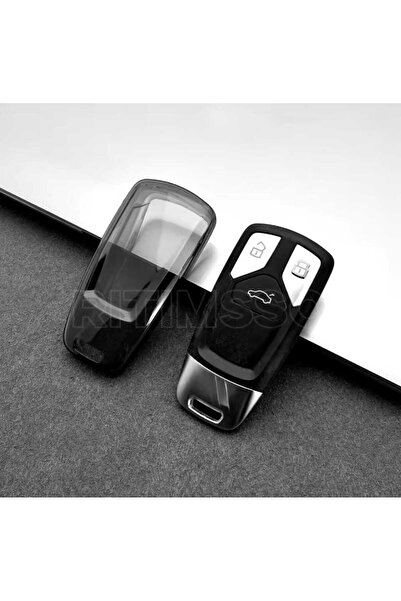 AYCANSTORE Audi Key Remote Case Cover Transparent Dark Clear