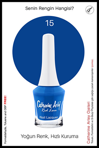 Catherine Arley / RED LOVE – NAIL LACQUER – OJE – 15 – 7,5ml