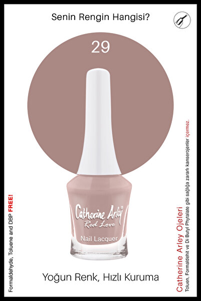 Catherine Arley / RED LOVE – NAIL LACQUER – OJE – 29 – 7,5ml