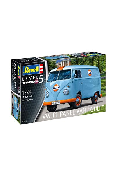 REVELL VW T 1 Panel Van, Decor Gulf, Scale 1/24