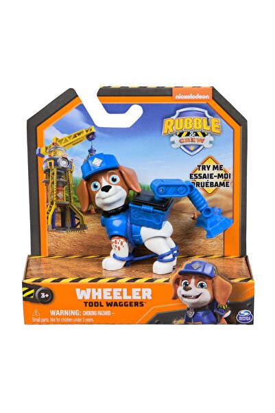 PAW PATROL Figurina Rubble si echipa, Wheeler, SPM