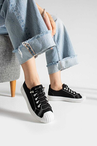 Kadın Sneaker Siyah Günlük Ayakkabı