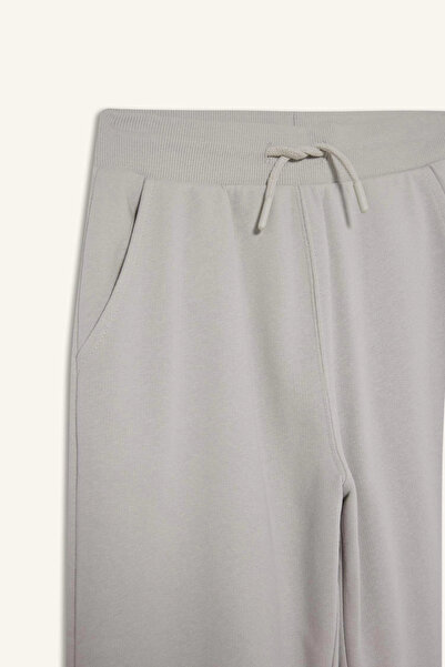 DeFacto K8852 Gri Erkek Çocuk Beli Lastikli Jogger Eşofman Altı