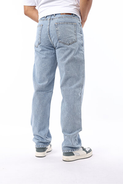 Rodrigo Men's Baggy Fit Loose Cut Washed Casual Jeans