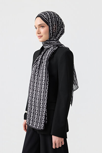 Qef Twill Shawl Chain Ecru