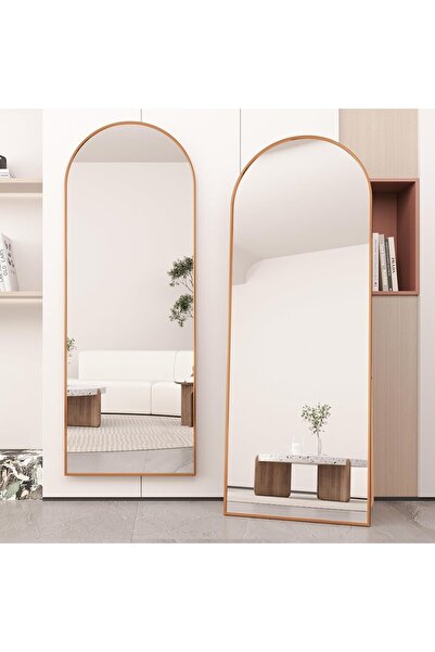 Crestj Full Length Mirror 180x80cm with Arched Stand, Floor Mirror, Wall Mirror, Hanging/Tilted Mirror