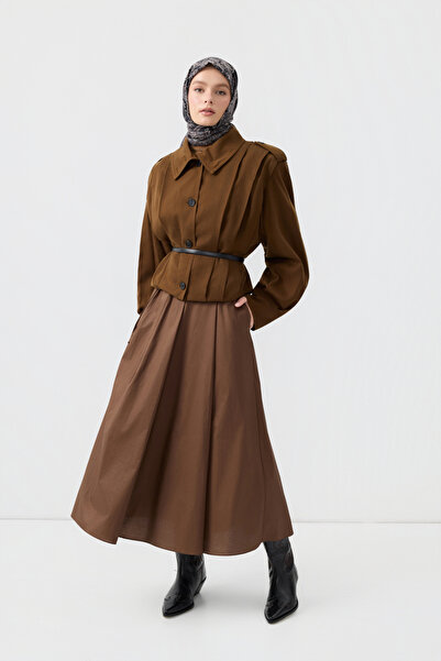 Qef Cotton Scarf Tale Smoked