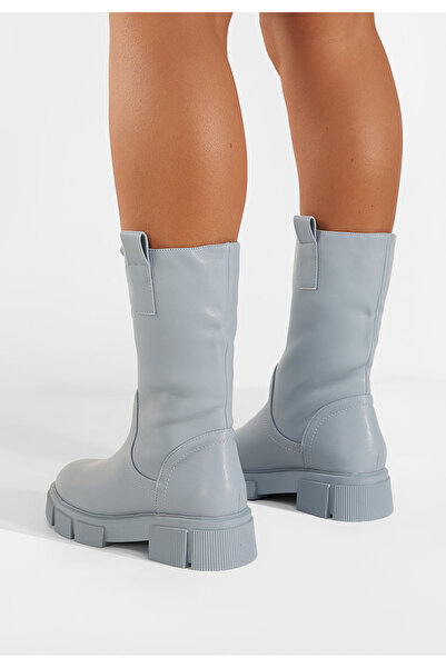 B T Shoes Γυναικείες Μπότες μπλε Sinorma