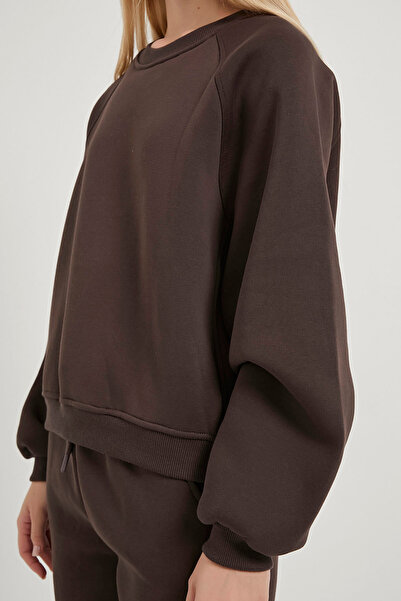 Arma Life ARMALIFE 2613 Γυναικείο Φούτερ με λαιμόκοψη και λεπτή περιχείριση