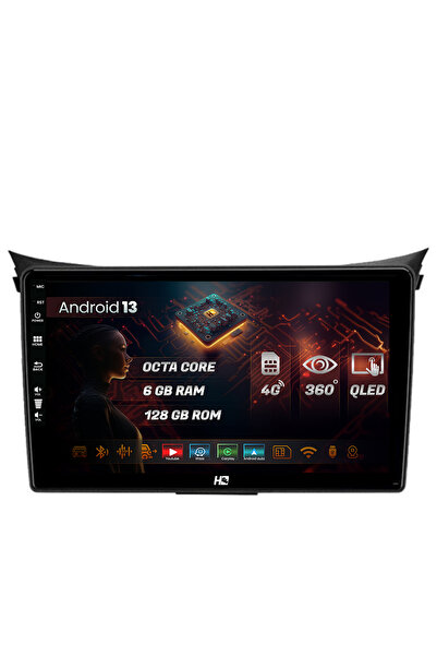 HUB64 Navigatie Hyundai I30 (2012-2016), 6GB RAM, Octacore, Slot Sim 4G Inch