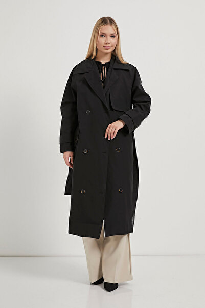 Arma Life Armalife 7557 Belted Long Premium Women's Trench Coat