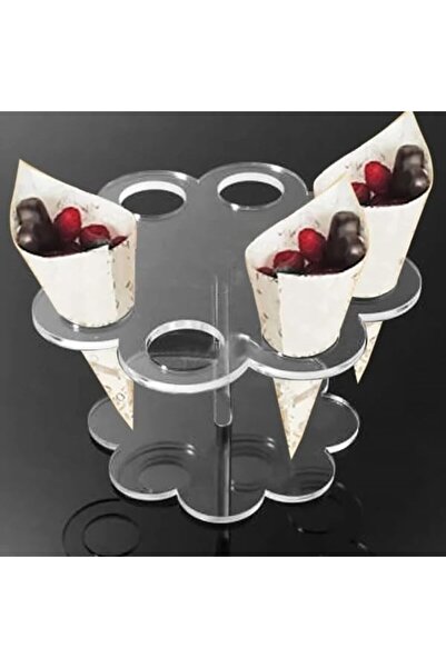 Slasa Acrylic Ice Cream Cone Holder -