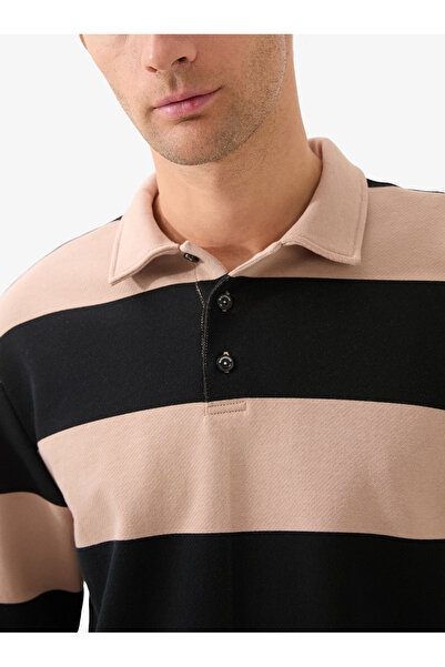 Blackspade Ανδρικό μπλουζάκι με λαιμόκοψη πόλο 40830 - Μαύρο