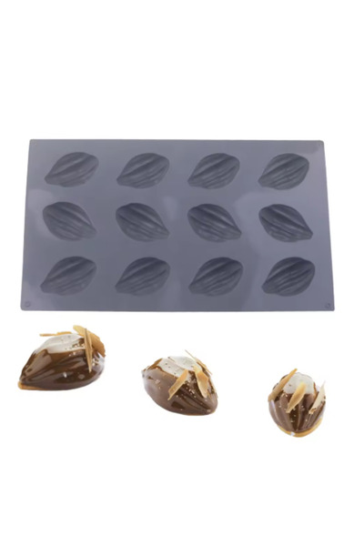 PASTRY PLANET Professional Silicone Cake Mold Cocoa Bean