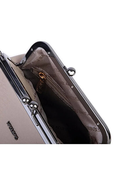 Nas 1423 Mini Vintage Scholarship Clip-On Women's Shoulder and Crossbody Bag