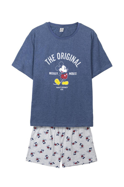 Mickey Mouse Men's short-sleeved pajamas, multicolor, size S, Mickey Mouse, Disney