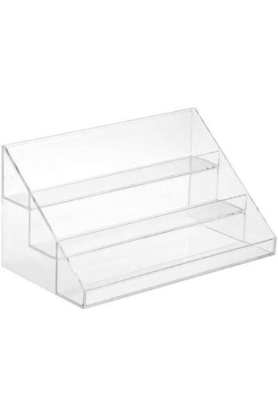 Slasa Nail Polish Organizer - 3 Storage Spaces and 1 Drawer | Compact Makeup ...