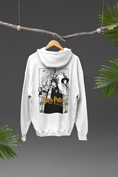 Nulivez هوديي كبير الحجم للجنسين بتصميم هاري بوتر مطبوع على الظهر، عالي الجودة