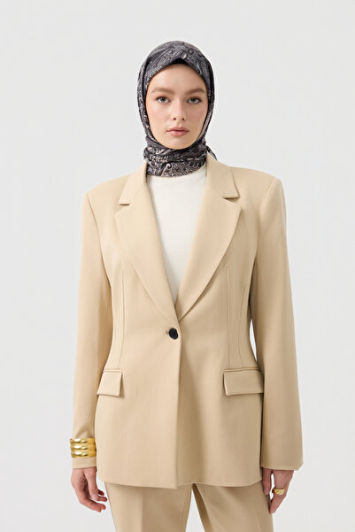 Qef Cotton Scarf Bloom Brown