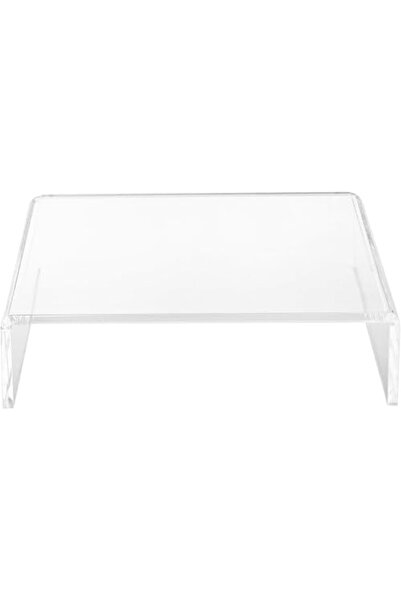 Slasa Large Square Acrylic Display Stand from Museum - 12 x 12 x 3 Inches - T...
