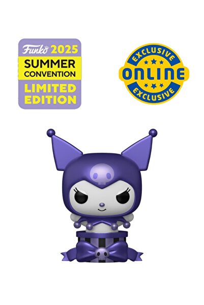 Funko Pop! Hello Kitty & Friends - Kuromi Metallic Vinyl Figure 2025 Summer Convention Exclusive