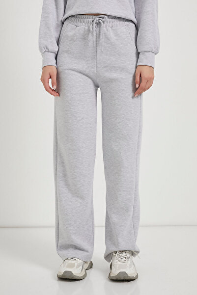 Arma Life Women's Elastic Waist Casual Thessaloniki Gray Sweatpants