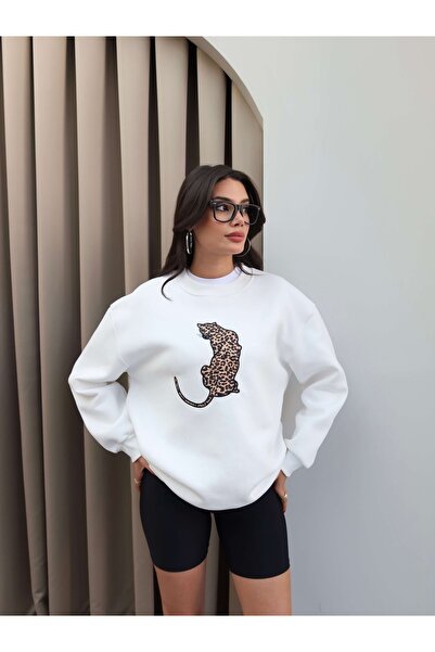 ESRAHELVACI Hanorac alb cu broderie Leo