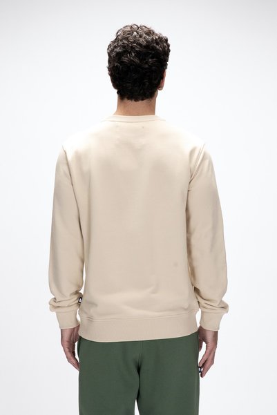 Bad Bear Mountain Crewneck / Beige Men's Sweatshirt