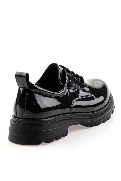 Bambi Siyah Kadın Oxford Ayakkabı K01823060798