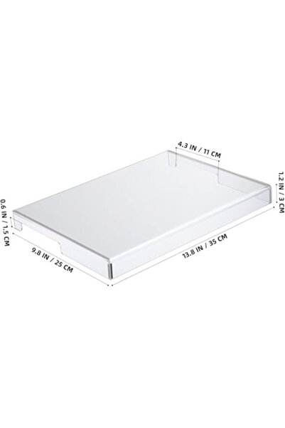 Slasa Acrylic Keyboard Cover by SLASA, Transparent Hard Case for Desktop and Laptop Keyboards, Dust and Wa