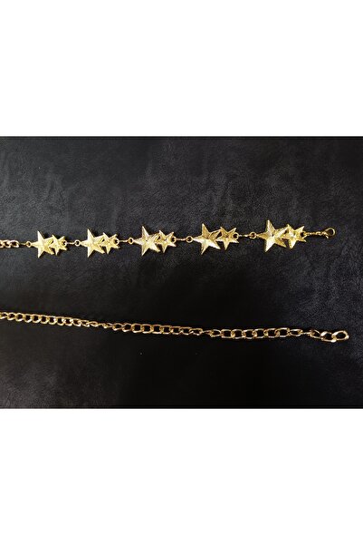 RODEO Lanț de talie pentru femei cu detaliu stea dublă