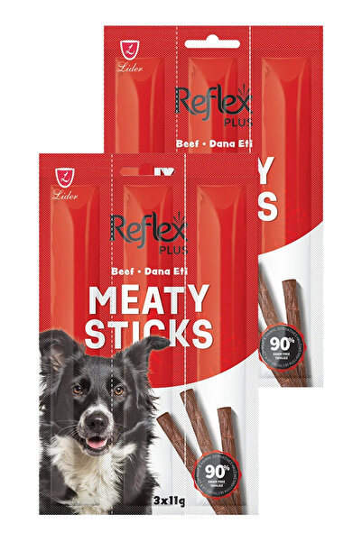 Reflex Meaty Sticks Dana Etli Köpek Ödül Çubuğu 3x11gr İkili Paket